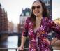 Preview: Hamburger Liebe Baumwollsweat Shine Flourish and Shine bordeaux